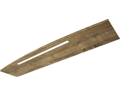 LED osvětlení do koupelny Jungborn VENTITRE 122 x 26.5 cm dub ribbeck 6,7 W Dřevěný panel s integrovaným LED osvětlením