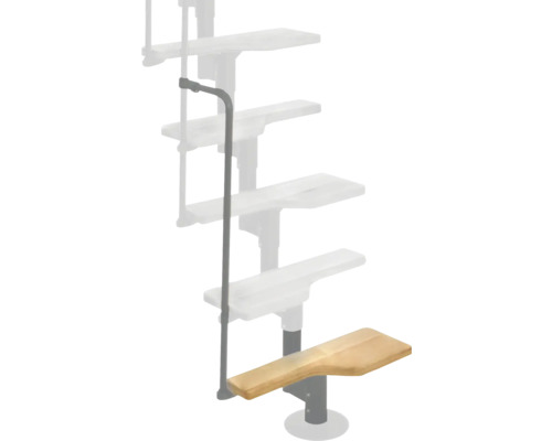 Výškový nástavec Pertura EOS GH 315 Schodišťové zábradlí s dřevěným stupněm