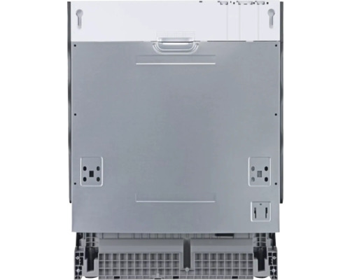 Pohled zezadu na myčku nádobí s upevňovacími body