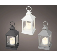 Tři dekorativní lucerny s LED svíčkami