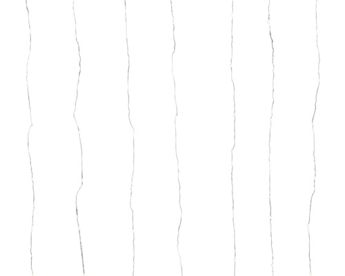 Vánoční osvětlení venkovní závěs Lumineo 390 cm 800 LED micro, teplé bílé světlo Světelný závěs pro interiér