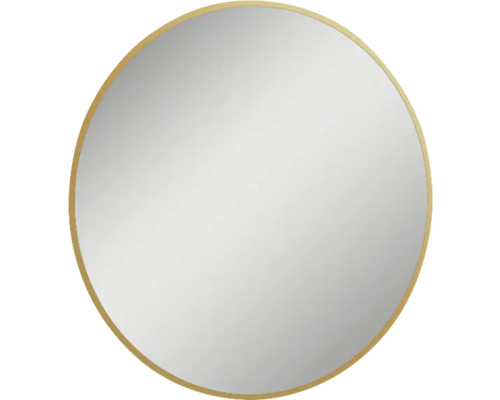 Kulaté zrcadlo do koupelny s osvětlením v rámu Jungborn Round Ø 60 cm IP 44 Kulaté zrcadlo s rámem