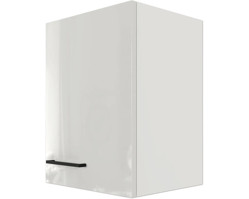 Bílá závěsná skříňka s úchytkou