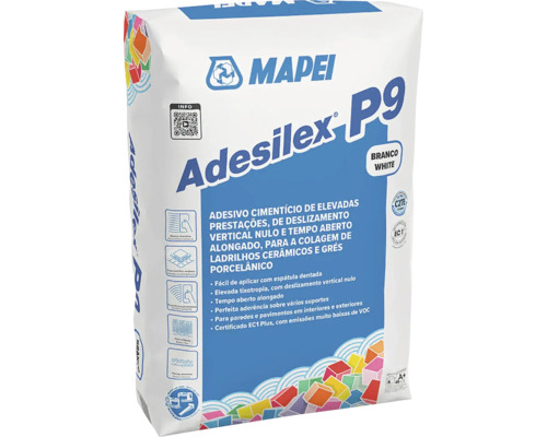 Cementové lepidlo Mapei Adesilex P9 bílý C2TE 25 kg Pytel lepidla na obklady Mapei Adesilex P9