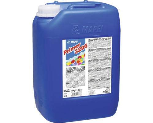 Základní akrylový nátěr Mapei Primer 3296 10 kg Mapei Primer 3296 v plastovém kanystru s obsahem 10 kilogramů