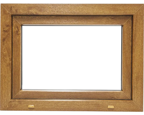 Plastové okno jednokřídlé Bravo OS1 zlatý dub/bílá 90x60 P