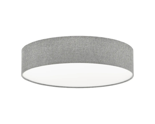 Šedé stropní svítidlo s kulatým stínidlem
