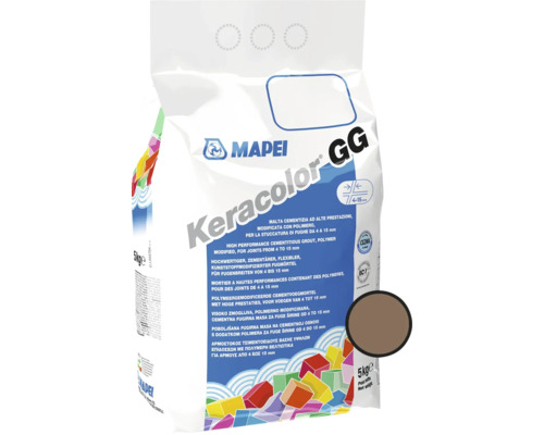 Cementová malta Mapei Keracolor GG 144 čokoládová 5 kg
