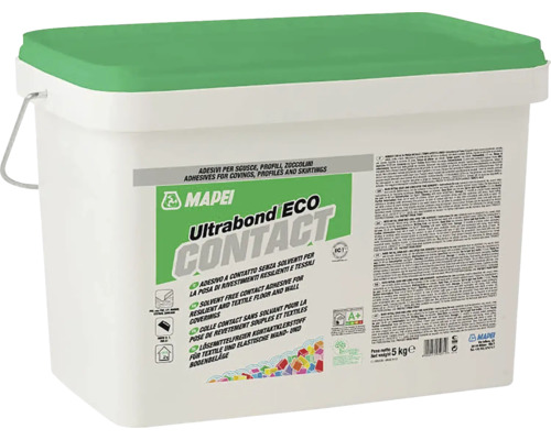 Lepidlo na pružné krytiny Mapei Ultrabond contact 5 kg Lepidlo Mapei Ultrabond Eco Contact v kbelíku