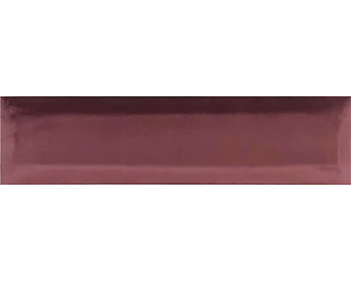 Čalouněný nástěnný Soft panel Riwiera 59 bordó 60x15 cm Skleněná mozaiková dlaždice
