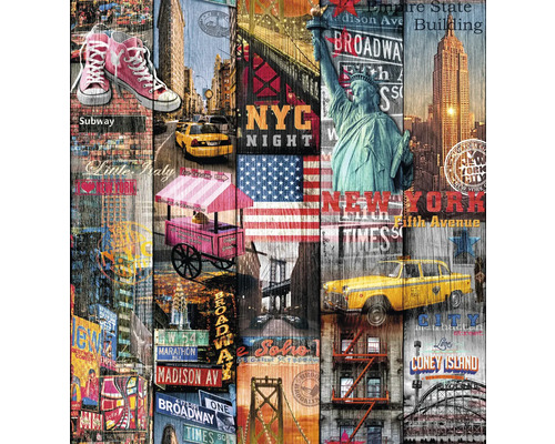 Foto tapeta s motivy New Yorku, jako je Socha Svobody a Empire State Building