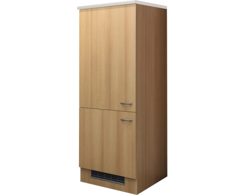 Skříň pro vestavnou lednici – výška 88 cm Flex Well Nano 60 x 60 x 161 cm buk matný buk matný