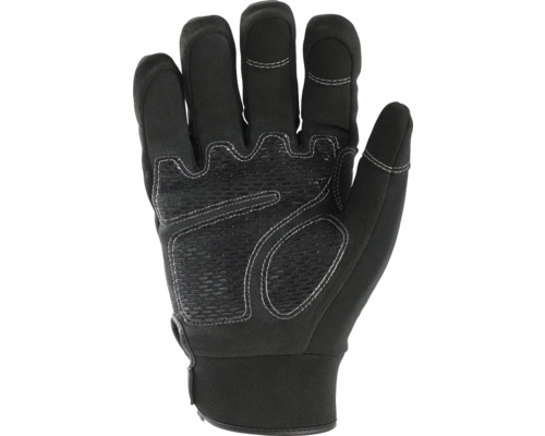 Černá pracovní rukavice se zesílenou dlaní