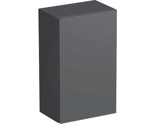 Koupelnová závěsná skříňka Intedoor TRENTA antracit matný 35 x 58 x 23 cm TRE HZ 35 1D L B A3396