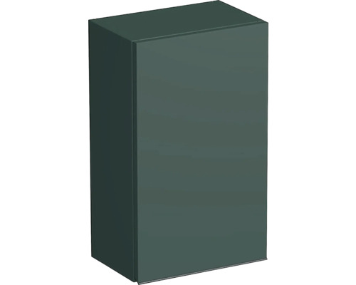 Koupelnová závěsná skříňka Intedoor TRENTA šalvějově zelená matná 35 x 58 x 23 cm TRE HZ 35 1D L B A9146