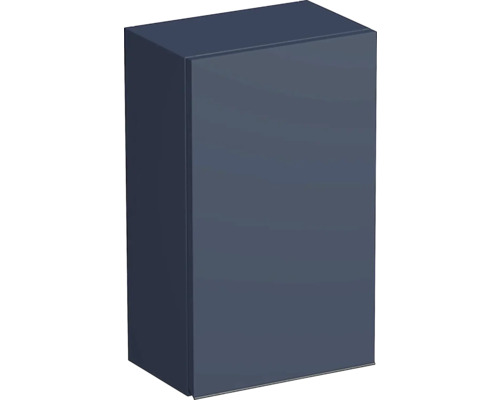 Koupelnová závěsná skříňka Intedoor TRENTA modrá marino matná 35 x 58 x 23 cm TRE HZ 35 1D L B A9166