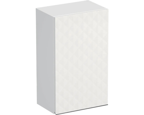 Koupelnová závěsná skříňka Intedoor TRENTA bílá matná 35 x 58 x 23 cm TRE HZ 35 1D L B B073