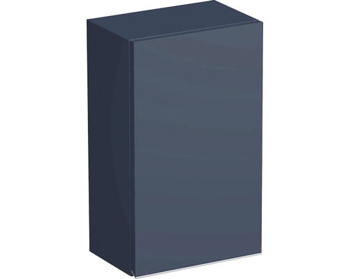 Koupelnová závěsná skříňka Intedoor TRENTA modrá marino matná 35 x 58 x 23 cm TRE HZ 35 1D L S A9166