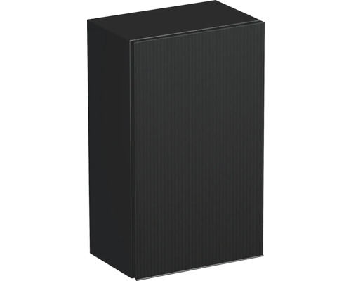 Koupelnová závěsná skříňka Intedoor TRENTA černá matná 35 x 58 x 23 cm TRE HZ 35 1D P B A9276