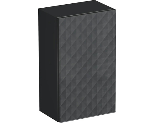 Koupelnová závěsná skříňka Intedoor TRENTA černá matná 35 x 58 x 23 cm TRE HZ 35 1D P B U129