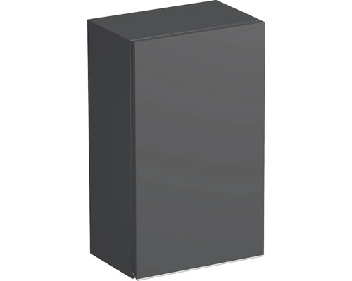 Koupelnová závěsná skříňka Intedoor TRENTA antracit matný 35 x 58 x 23 cm TRE HZ 35 1D P S A3396