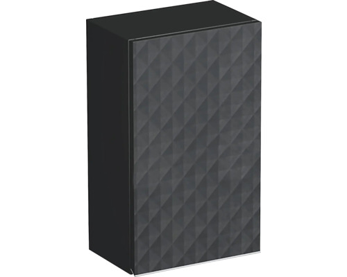 Koupelnová závěsná skříňka Intedoor TRENTA černá matná 35 x 58 x 23 cm TRE HZ 35 1D P S U129