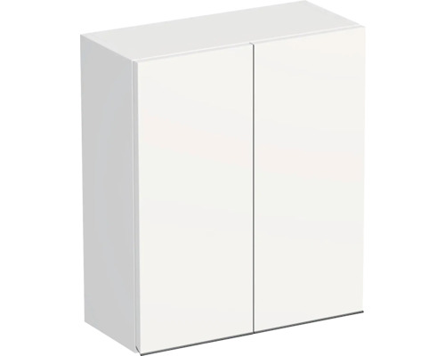 Koupelnová závěsná skříňka Intedoor TRENTA bílá matná 50 x 58 x 23 cm TRE HZ 50 2D B 379