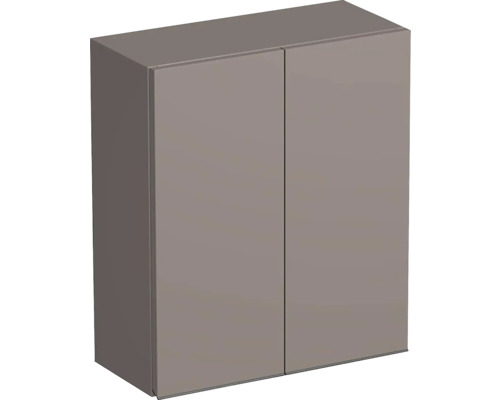Koupelnová závěsná skříňka Intedoor TRENTA hnědá 50 x 58 x 23 cm TRE HZ 50 2D B A2496