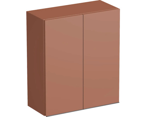 Koupelnová závěsná skříňka Intedoor TRENTA cotto matná 50 x 58 x 23 cm TRE HZ 50 2D B A9556