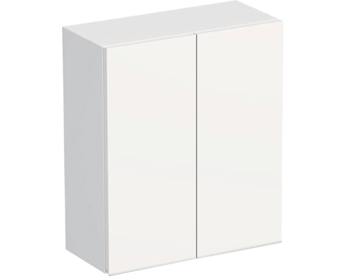Koupelnová závěsná skříňka Intedoor TRENTA bílá matná 50 x 58 x 23 cm TRE HZ 50 2D S 379
