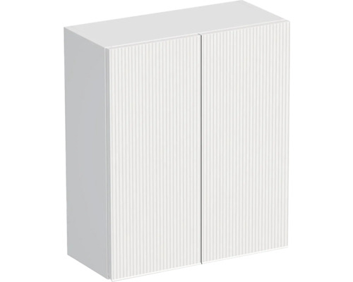Koupelnová závěsná skříňka Intedoor TRENTA bílá matná 50 x 58 x 23 cm TRE HZ 50 2D W A8916