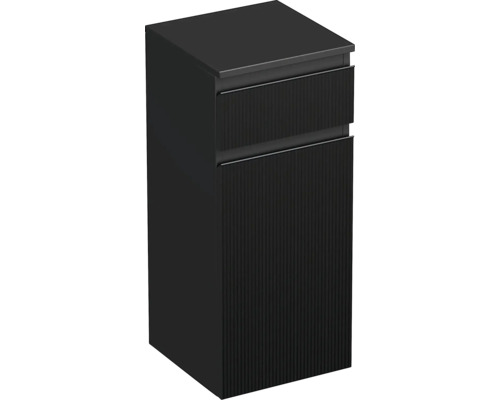 Koupelnová skříňka nízká Intedoor TRENTA černá matná 35 x 83,4 x 35 cm TRE SN 35 1Z K B A9276