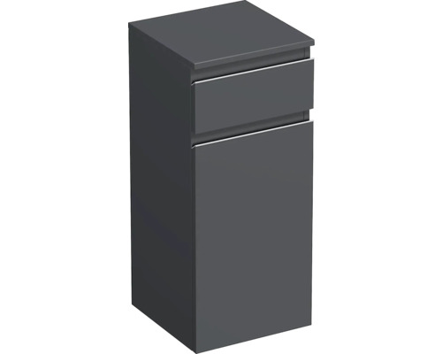 Koupelnová skříňka nízká Intedoor TRENTA antracit matný 35 x 83,4 x 35 cm TRE SN 35 1Z K S A3396