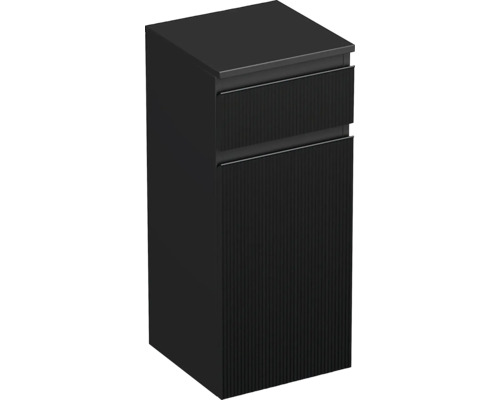 Koupelnová skříňka nízká Intedoor TRENTA černá matná 35 x 83,4 x 35 cm TRE SN 35 1Z K S A9276