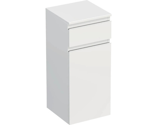 Koupelnová skříňka nízká Intedoor TRENTA bílá vysoce lesklá 35 x 83,4 x 35 cm TRE SN 35 1Z K W A0016