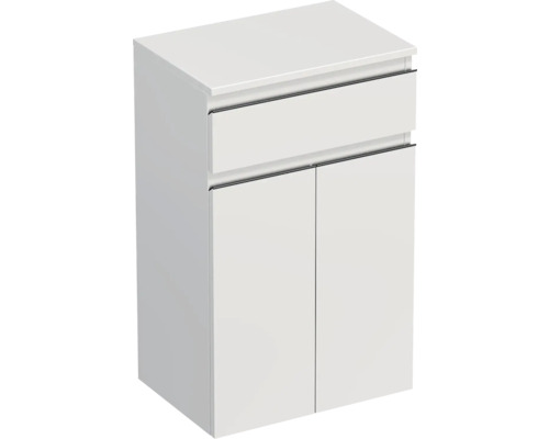 Koupelnová skříňka nízká Intedoor TRENTA bílá matná 50 x 83,4 x 35 cm TRE SN 50 1Z 2D B A8916