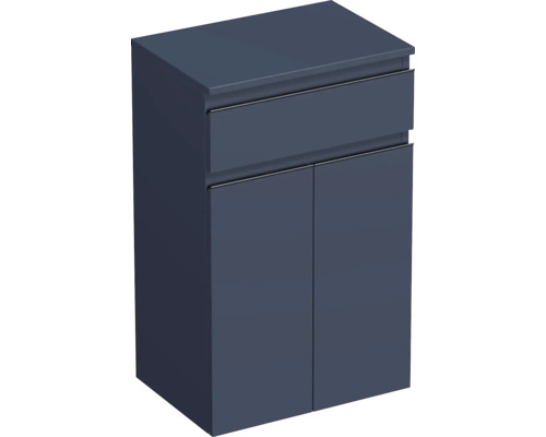 Koupelnová skříňka nízká Intedoor TRENTA modrá marino matná 50 x 83,4 x 35 cm TRE SN 50 1Z 2D B A9166
