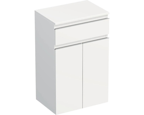 Koupelnová skříňka nízká Intedoor TRENTA bílá matná 50 x 83,4 x 35 cm TRE SN 50 1Z 2D S 379