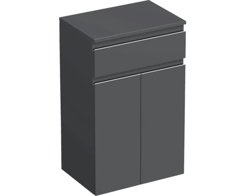 Koupelnová skříňka nízká Intedoor TRENTA antracit matný 50 x 83,4 x 35 cm TRE SN 50 1Z 2D S A3396