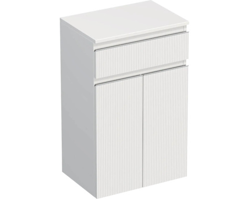 Koupelnová skříňka nízká Intedoor TRENTA bílá matná 50 x 83,4 x 35 cm TRE SN 50 1Z 2D S A8916