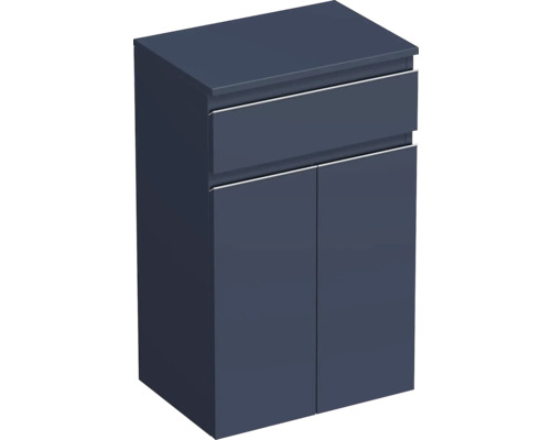 Koupelnová skříňka nízká Intedoor TRENTA modrá marino matná 50 x 83,4 x 35 cm TRE SN 50 1Z 2D S A9166