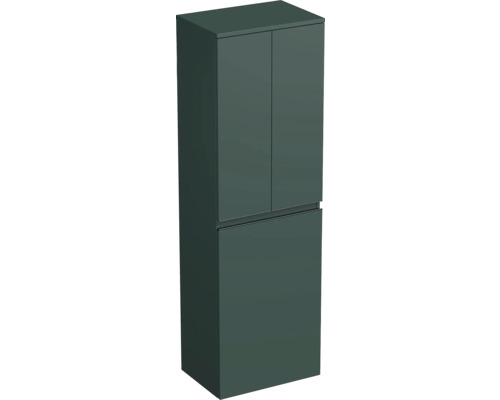Koupelnová skříňka vysoká Intedoor TRENTA šalvějově zelená matná 50 x 161,8 x 35 cm TRE SV 50 2D K B A9146