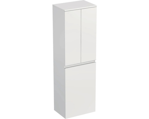 Koupelnová skříňka vysoká Intedoor TRENTA bílá vysoce lesklá 50 x 161,8 x 35 cm TRE SV 50 2D K S A0016