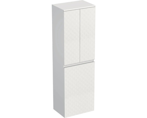 Koupelnová skříňka vysoká Intedoor TRENTA bílá matná 50 x 161,8 x 35 cm TRE SV 50 2D K S B073