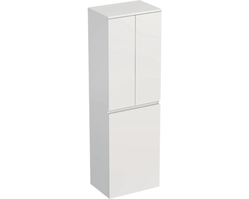Koupelnová skříňka vysoká Intedoor TRENTA bílá vysoce lesklá 50 x 161,8 x 35 cm TRE SV 50 2D K W A0016