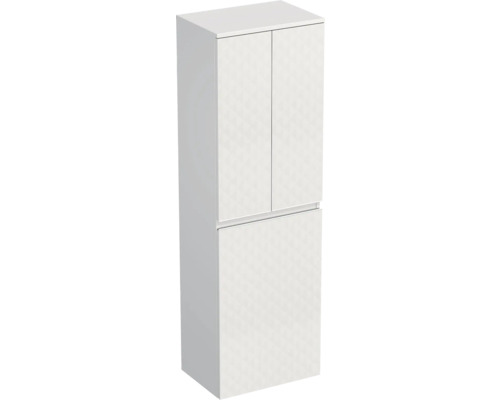Koupelnová skříňka vysoká Intedoor TRENTA bílá matná 50 x 161,8 x 35 cm TRE SV 50 2D K W B073