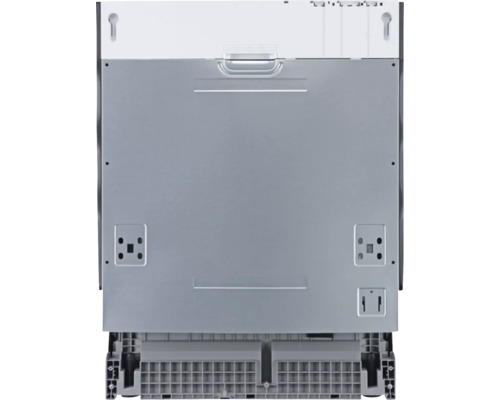 Pohled zezadu na myčku na nádobí pro instalaci v kuchyni.