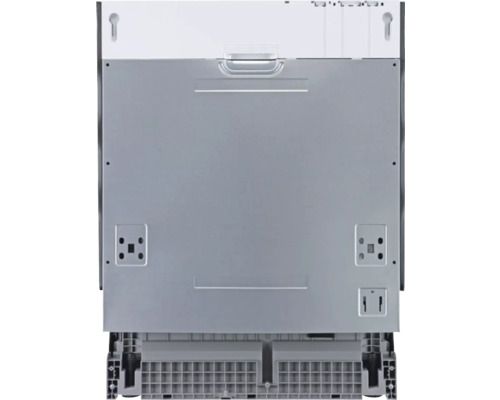 Pohled zezadu na myčku s montážním materiálem