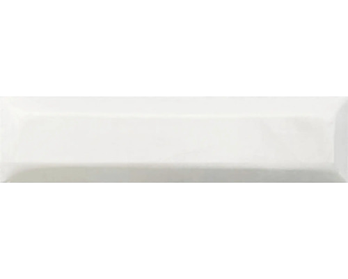 Čalouněný nástěnný Soft panel Riwiera 21 béžový 60x15 cm Bílá keramická dlaždice ve stylu metro