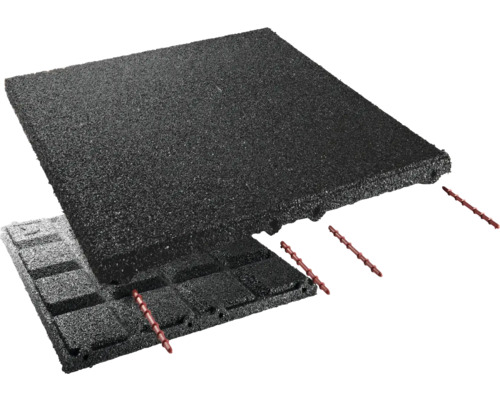 Deska z gumového granulátu se spojovacími kolíky
